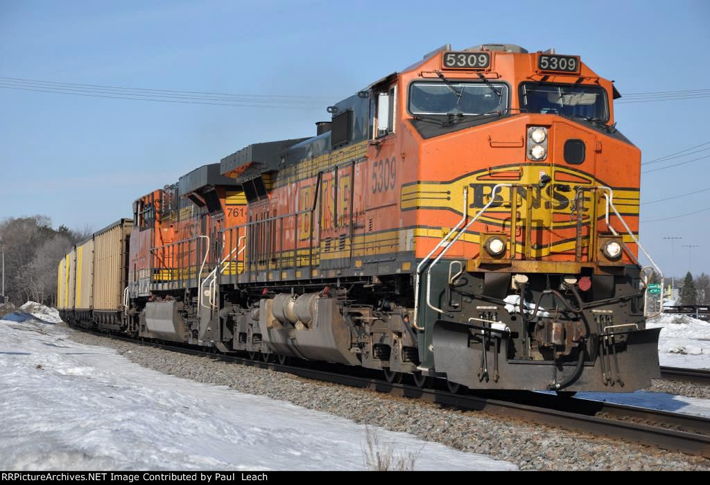 Eastbound coal train